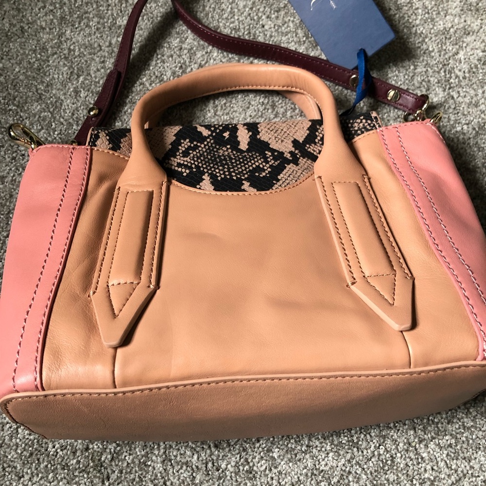 Pour La Victoire Provence Mini Satchel Dusty Pink Multi - Picture 4 of 16